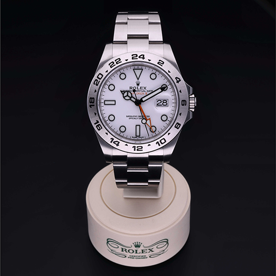 Rolex Certified Pre-Owned: Explorer II, 42 mm, in Acciaio, 2017, 216570 | Severi Gioielli
