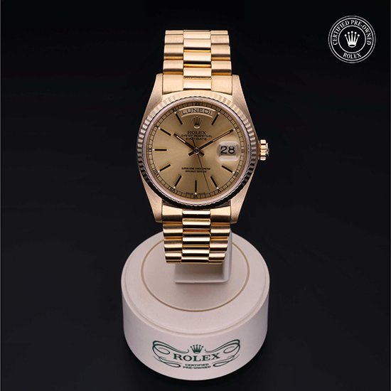 Rolex Certified Pre-Owned: Oyster Perpetual  Day-Date 36, 36 mm, in Oro 18 CT.G, 1980, 18038 | Severi Gioielli