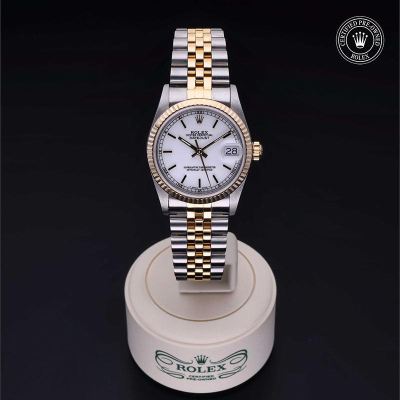 Rolex Certified Pre-Owned: Oyster Perpetual  Datejust 31, 31 mm, in Acciaio/oro G, 1999, 68273 | Severi Gioielli