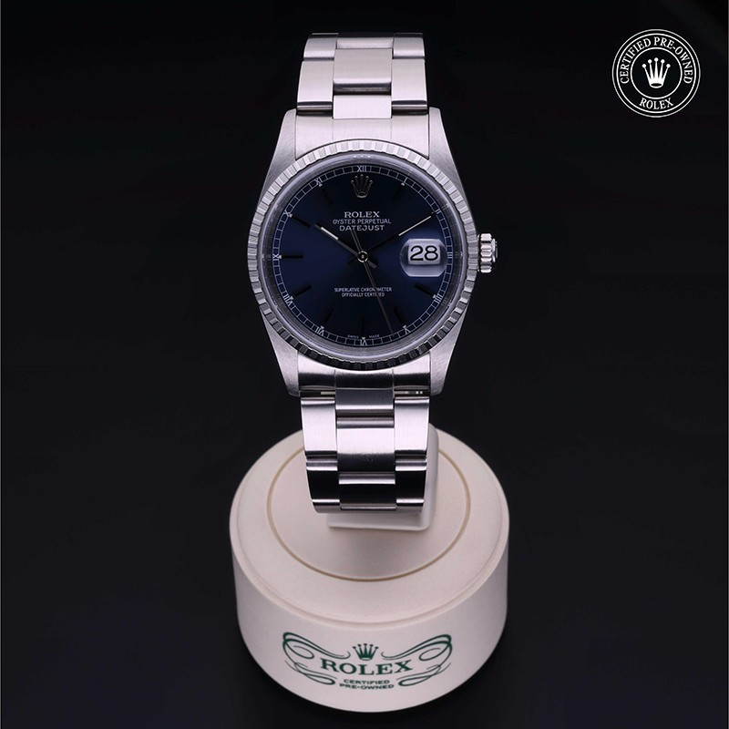 Rolex Certified Pre-Owned: Oyster Perpetual  Datejust 36, 36 mm, in Acciaio, 2003, 16220 | Severi Gioielli