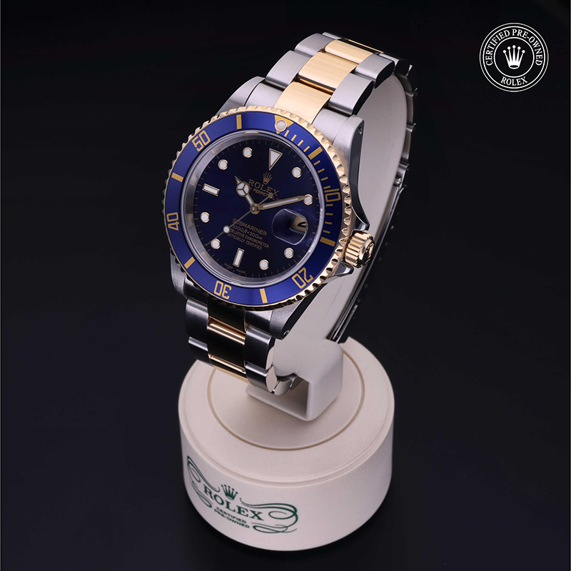 Rolex Certified Pre-Owned: Oyster Perpetual  Submariner Date, 40 mm, in Acciaio/oro G, 2002, 16613 | Severi Gioielli