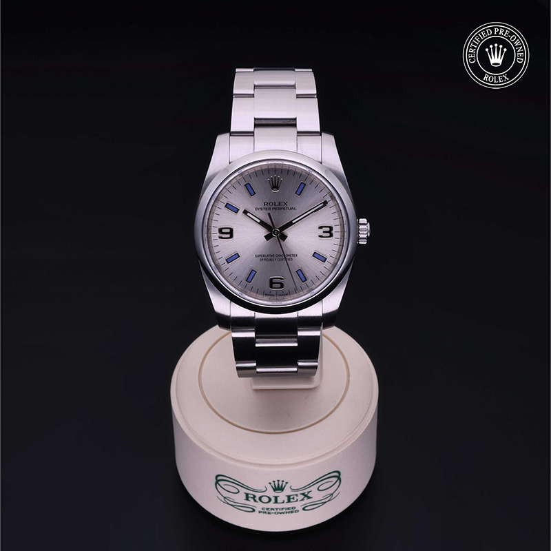 Rolex Certified Pre-Owned: Oyster Perpetual 34, 34 mm, in Acciaio, 2015, 114200 | Severi Gioielli