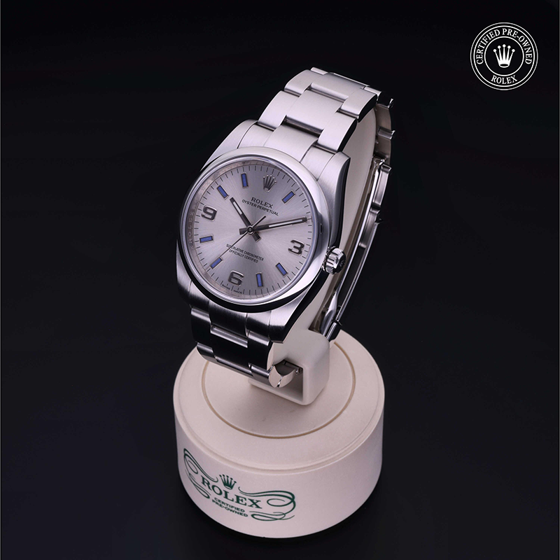 Rolex Certified Pre-Owned: Oyster Perpetual 34, 34 mm, in Acciaio, 2015, 114200 | Severi Gioielli