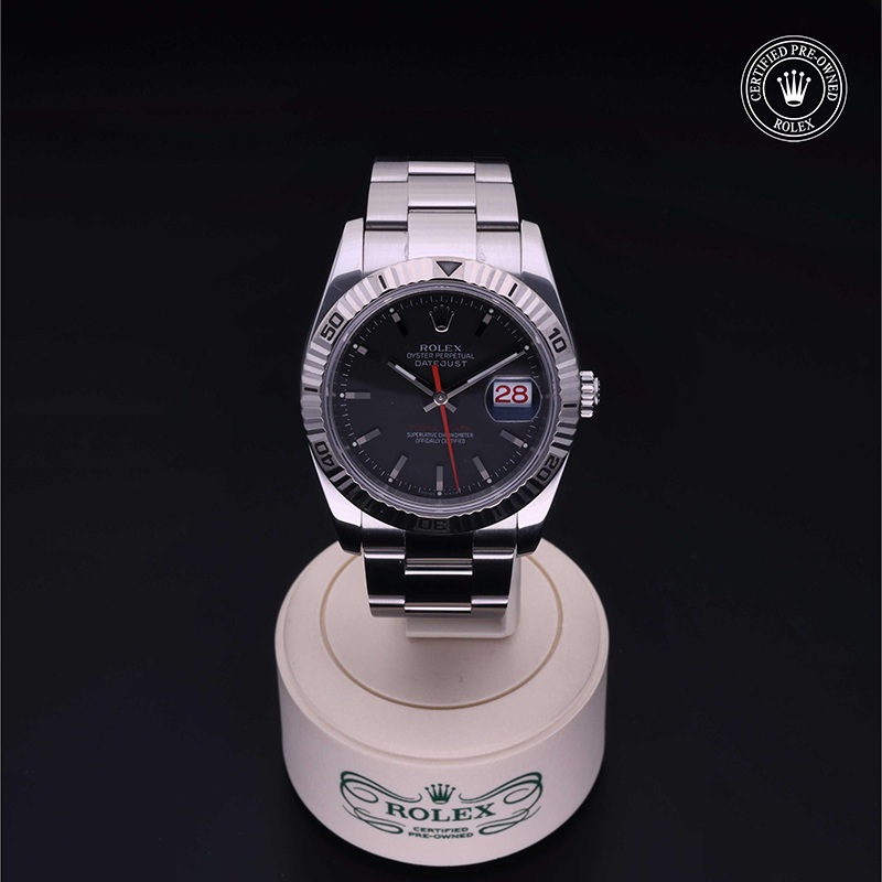 Rolex Certified Pre-Owned: Datejust Turn-O-Graph, 36 mm, in Acciaio/oro B, , 116264 | Severi Gioielli