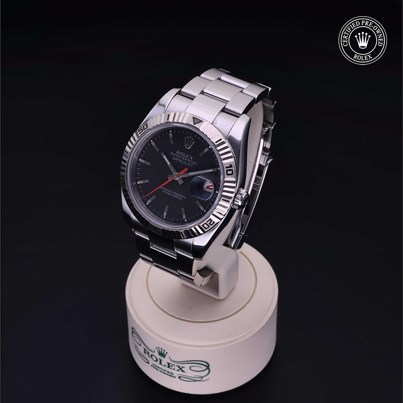 Rolex Certified Pre-Owned: Datejust Turn-O-Graph, 36 mm, in Acciaio/oro B, , 116264 | Severi Gioielli
