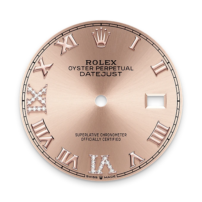 rolex M126281RBR-0016 - Il quadrante color rosé