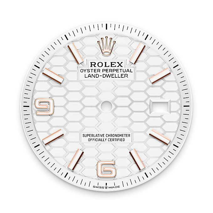 rolex M127235-0001 - Il quadrante bianco intenso