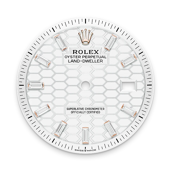 rolex M127285TBR-0002 - Il quadrante bianco intenso