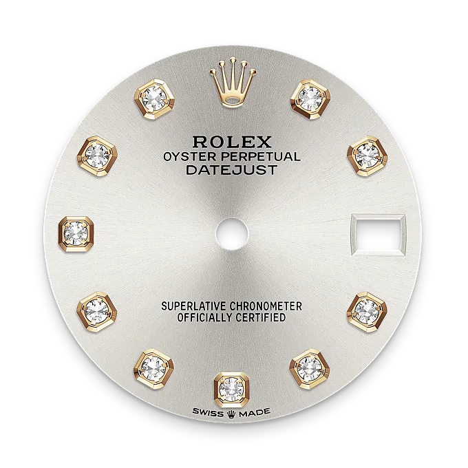 rolex M278273-0019 - Il quadrante argentato