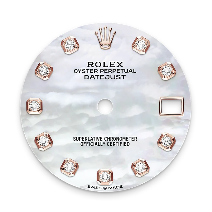 rolex M278285RBR-0005 - Il quadrante in madreperla