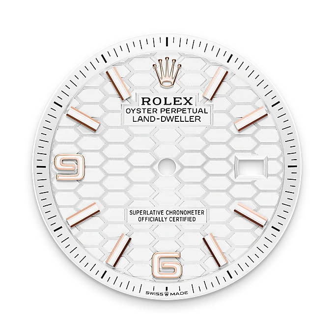 rolex M127235-0001   - Il quadrante bianco intenso