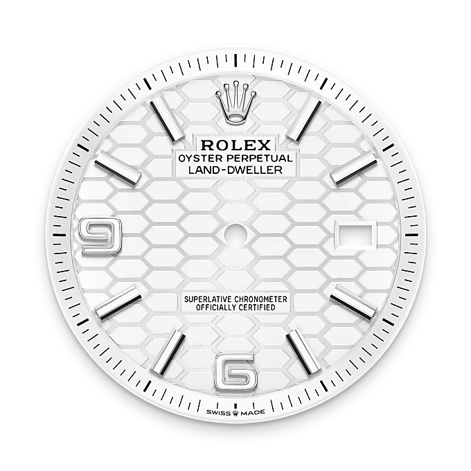 rolex M127334-0001   - Il quadrante bianco intenso