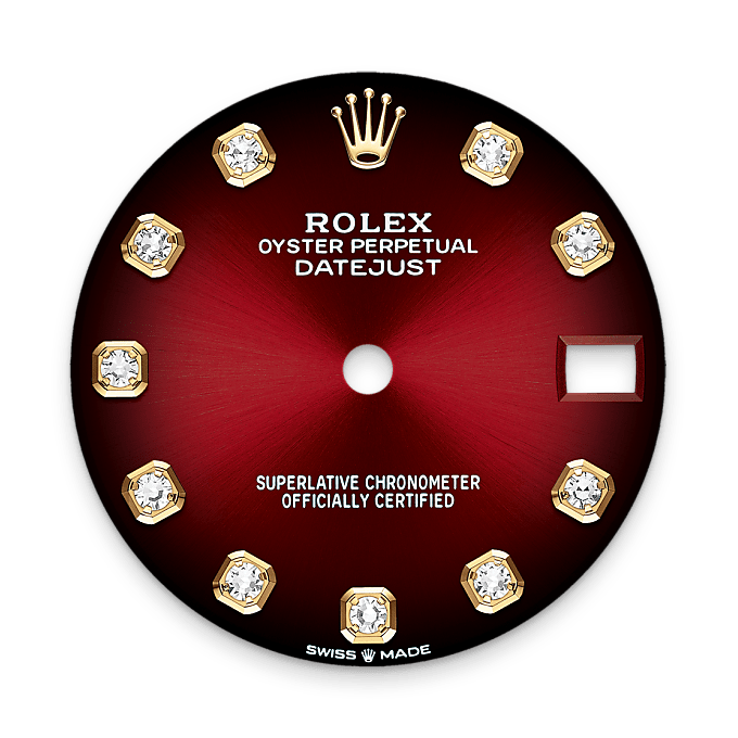 rolex M278288RBR-0041   - Quadrante rosso ombré