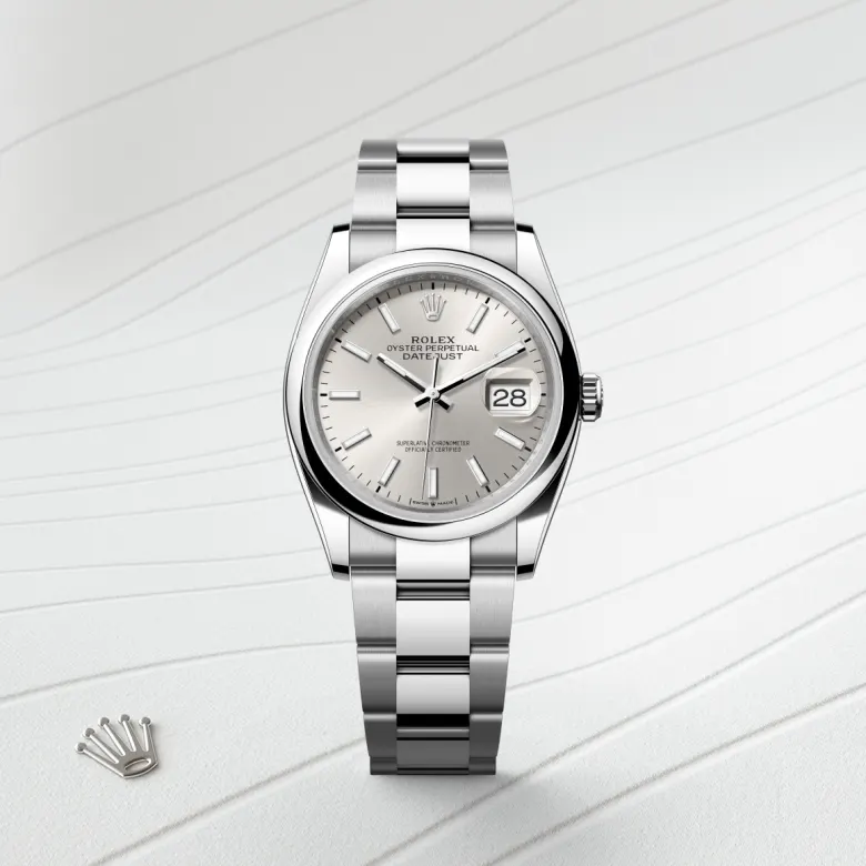 rolex M126200-0002 - Il quadrante argentato