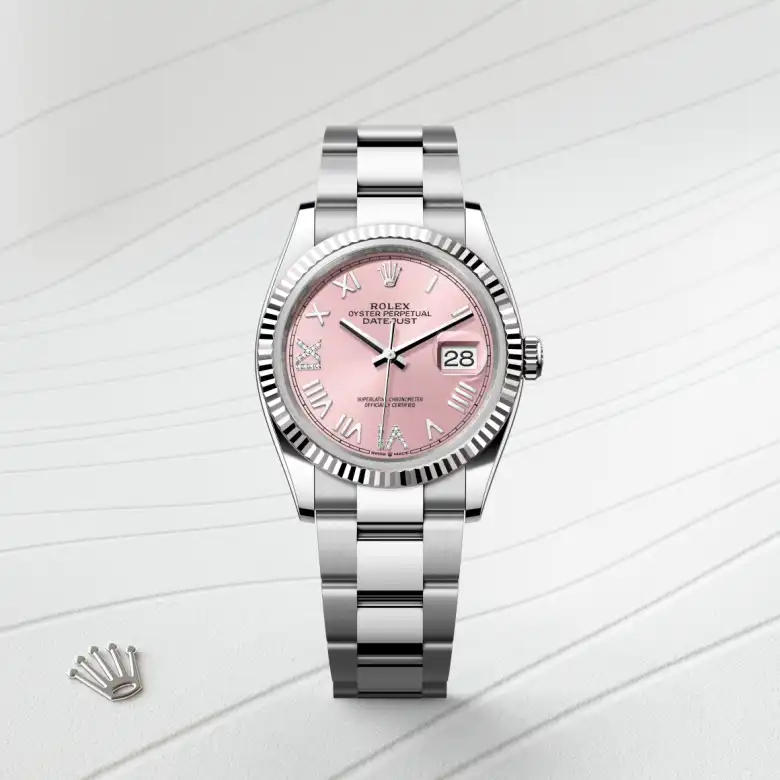 rolex M126234-0066   - Il quadrante rosa