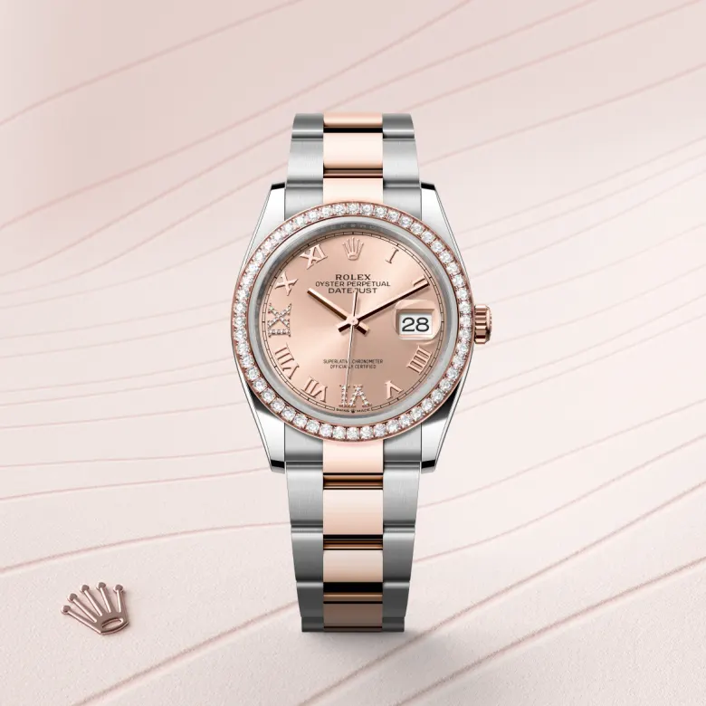 rolex M126281RBR-0016 - Il quadrante color rosé