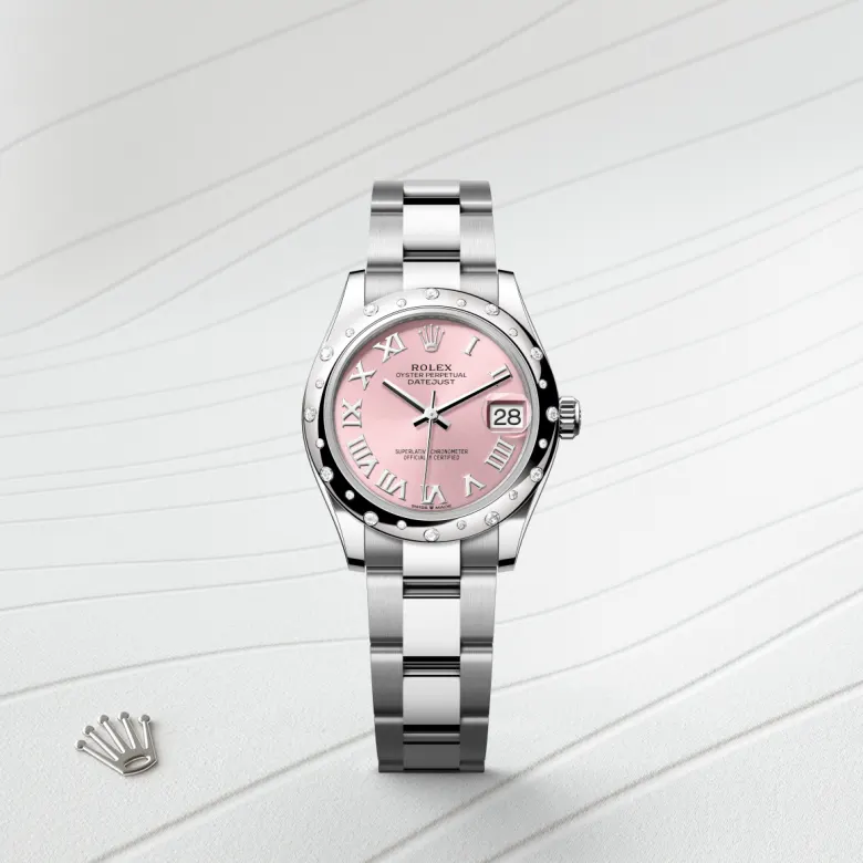 rolex M278344RBR-0021 - Il quadrante rosa