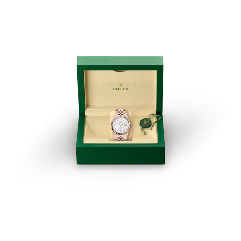 rolex M127335-0001 - Il quadrante bianco intenso