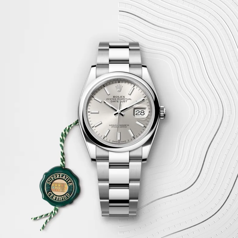 rolex M126200-0002 - Il quadrante argentato