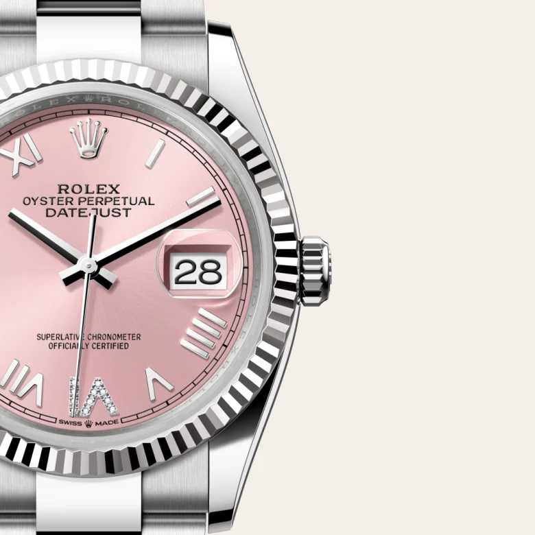 rolex M126234-0066   - Il quadrante rosa