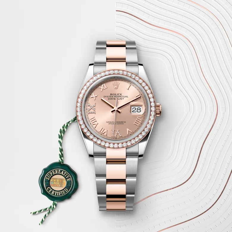 rolex M126281RBR-0016 - Il quadrante color rosé
