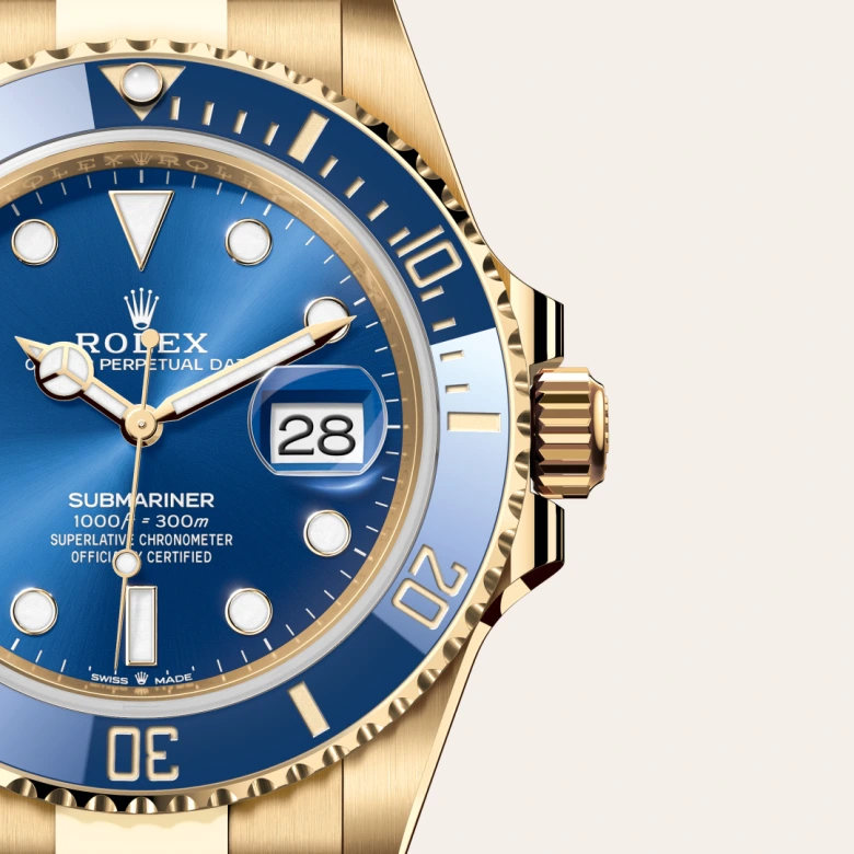 rolex M126618LB-0002   - La lunetta girevole unidirezionale