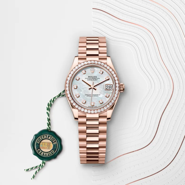 rolex M278285RBR-0005 - Il quadrante in madreperla