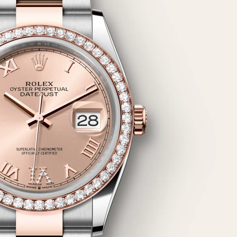 rolex M126281RBR-0016 - Il quadrante color rosé