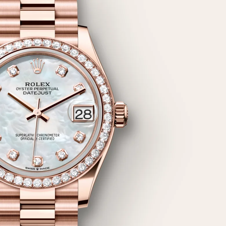 rolex M278285RBR-0005 - Il quadrante in madreperla